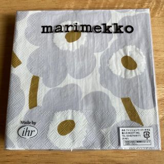 マリメッコ(marimekko)の非売品　マリメッコ　ウニッコ　ペーパーナプキン　アイシーグレー(その他)