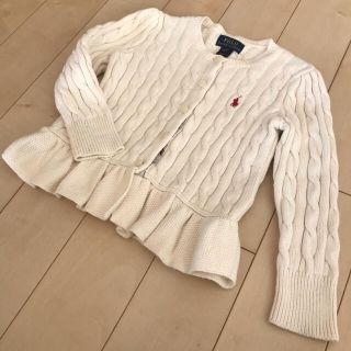 ポロラルフローレン(POLO RALPH LAUREN)のポロラルフローレン   ペプラムカーディガン(カーディガン)