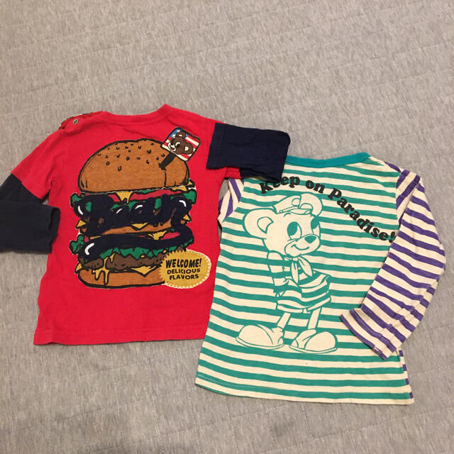 LITTLE BEAR CLUB(リトルベアークラブ)の2セットlittlebearclubリトルベアークラブロングTシャツ長袖トップス キッズ/ベビー/マタニティのキッズ服男の子用(90cm~)(Tシャツ/カットソー)の商品写真