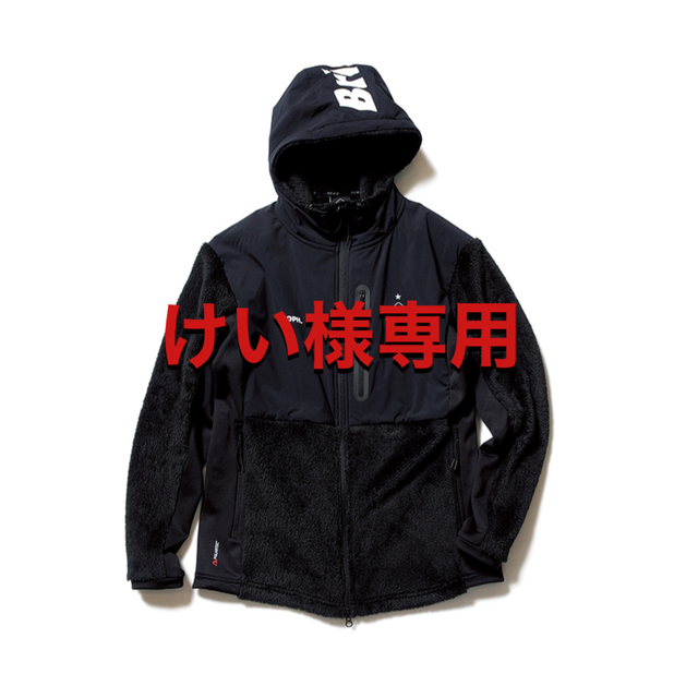 FCRB POLARTEC FLEECE  HYBRID HOODY 黒