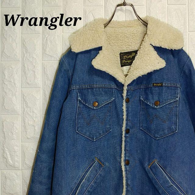 Wrangler ラングラー デニムボアランチコート US古着 L