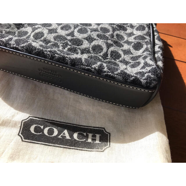 COACH(コーチ)のコーチ　COACHウールミニバッグ⭐️美品 レディースのバッグ(ハンドバッグ)の商品写真