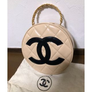 シャネル(CHANEL)の専用 超激レア＆美品！ヴィンテージ シャネル デカココ 丸型 バニティバッグ(ハンドバッグ)