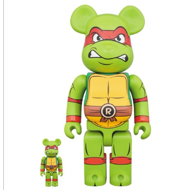 BE@RBRICK Raphael Leonardo 100％ & 400％ エンタメ/ホビーのおもちゃ/ぬいぐるみ(キャラクターグッズ)の商品写真