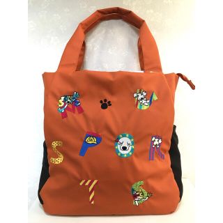 MU SPORTS ロゴ刺繍トートバッグ 703C1004 ミエコウエサコ - バッグ