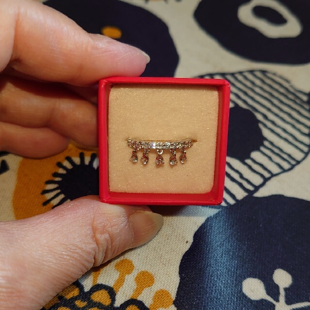 ダイヤモンド　シャンデリアリング レディースのアクセサリー(リング(指輪))の商品写真