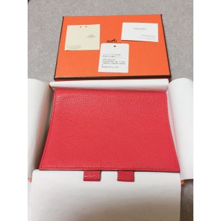 エルメス(Hermes)の【超美品】エルメス☆アジェンダ☆手帳☆赤☆ブーゲンビリア☆大人気☆レア☆カバー(手帳)