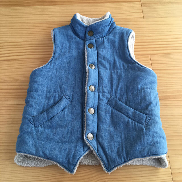 デニム ベスト　110 キッズ/ベビー/マタニティのキッズ服男の子用(90cm~)(ジャケット/上着)の商品写真