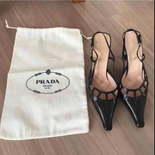 プラダ(PRADA)のプラダ バックストラップ(ハイヒール/パンプス)