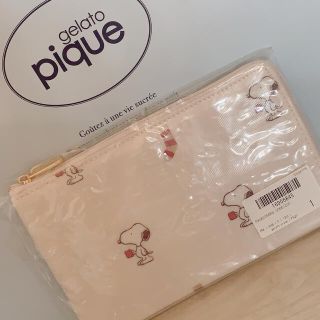 ジェラートピケ(gelato pique)の完売品♡ ピンク スヌーピー マスクポーチ gelatopique(ポーチ)