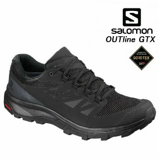 サロモン(SALOMON)のSALOMON OUTline GTX ゴアテックストレランシューズ 最終(登山用品)