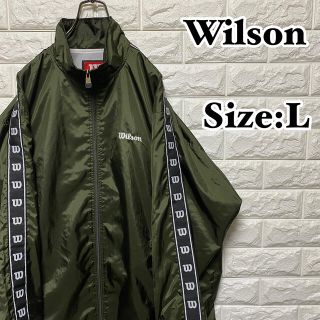 ウィルソン(wilson)の【Wilson】ワンポイント刺繍ロゴ＊サイドライン＊ナイロンジャケット(ナイロンジャケット)