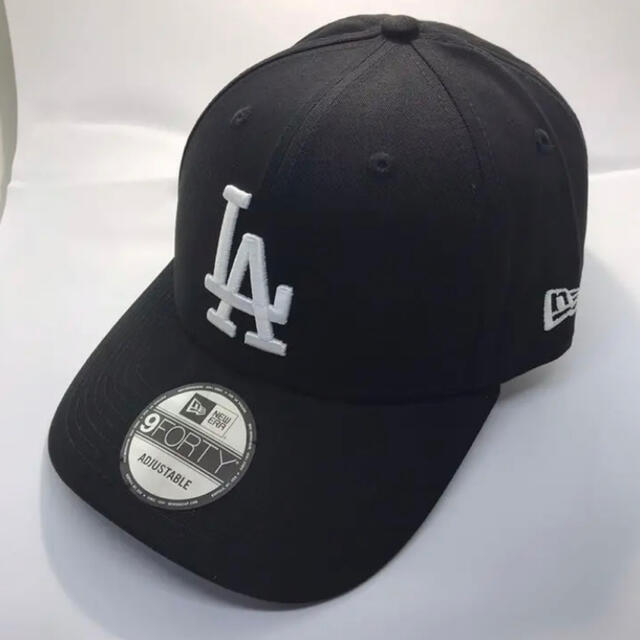 NEW ERA(ニューエラー)のニューエラ キャップ LA ドジャース 黒 ブラック　Black メンズの帽子(キャップ)の商品写真