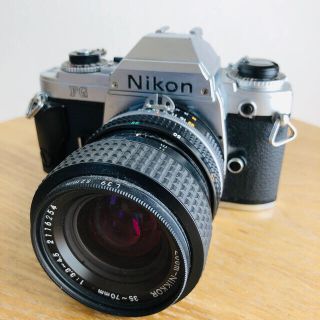 ニコン(Nikon)の最終価格　Nikon FG シルバー本体、レンズ、ジャンク品(フィルムカメラ)