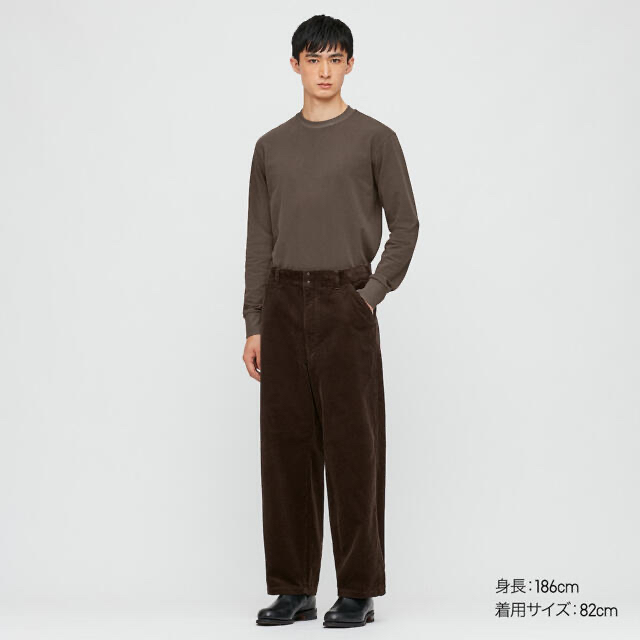 Uniqlo Uniqlo U ユニクロユー コーデュロイワイドワークパンツ73新品の通販 By てぃも S Shop ユニクロならラクマ