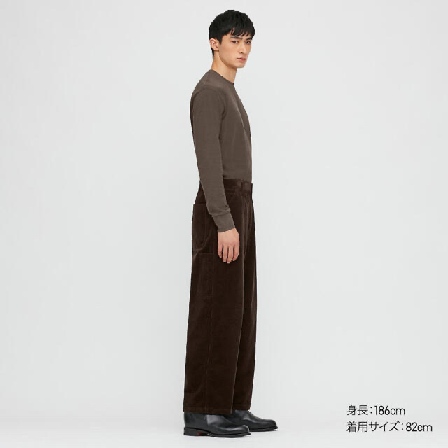 UNIQLO ユニクロ ワイドフィットワークパンツ Lサイズ