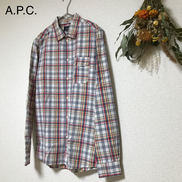 A.P.C(アーペーセー)の【APC】 チェックシャツ　TS-13 メンズのトップス(シャツ)の商品写真
