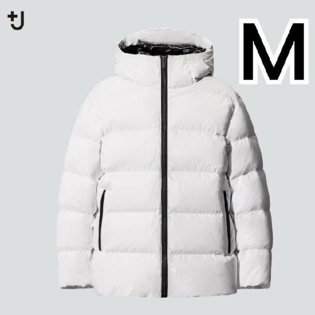 UNIQLO ジルサンダー +j ライトダウンボリュームパーカー ホワイト M