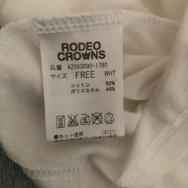 RODEO CROWNS(ロデオクラウンズ)のロデオクラウン　フリー　Tシャツ レディースのトップス(Tシャツ(半袖/袖なし))の商品写真