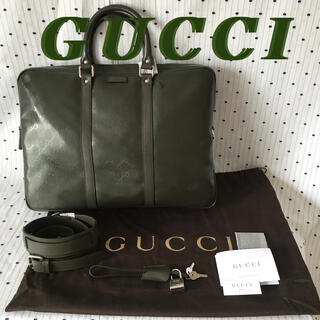 グッチ(Gucci)のGUCCIグッチ　限定　ビジネス　ブリーフケース　バッグ　ショルダー(ビジネスバッグ)