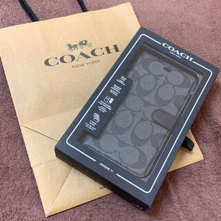 コーチ(COACH)のコーチ　coach iPhone11 ケース　手帳型　新品未使用　未開封(iPhoneケース)