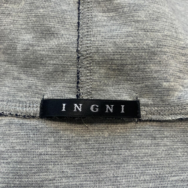 INGNI(イング)ののん様専用　INGNI ロングニットコート　フード付 レディースのジャケット/アウター(ニットコート)の商品写真