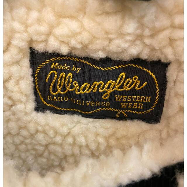 nano・universe(ナノユニバース)のナノユニバース×Wrangler コーデュロイボアジャケット メンズのジャケット/アウター(ブルゾン)の商品写真