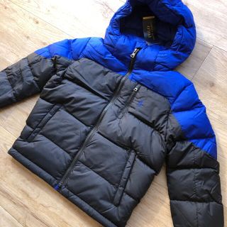 ラルフローレン(Ralph Lauren)のラルフローレン　120 ツーブロック　キッズ　ダウン　ネイビー　ブルー(ジャケット/上着)