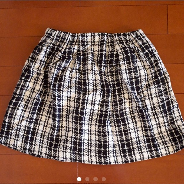 Rope' Picnic(ロペピクニック)のROPE PICNIC　チェック柄　ツイードスカート レディースのスカート(ひざ丈スカート)の商品写真