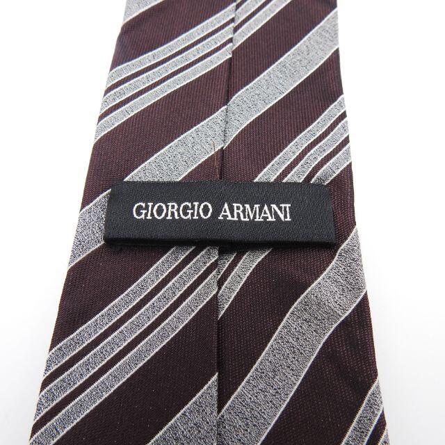 Giorgio Armani(ジョルジオアルマーニ)の最高級シルク100%【正規品】GIORGIO ARMANI ネクタイ ストライプ メンズのファッション小物(ネクタイ)の商品写真