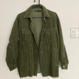 ザラ(ZARA)のZARA  コーデュロイジャケット(ミリタリージャケット)