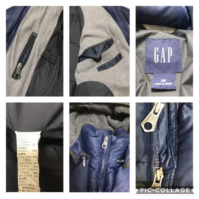 GAP(ギャップ)のギャップ　ダウンジャケット　ネイビー メンズのジャケット/アウター(ダウンジャケット)の商品写真