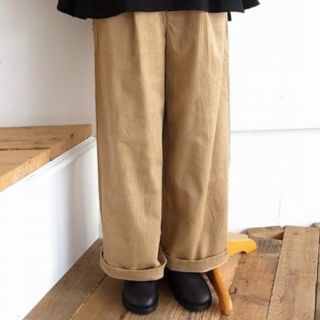 ショット(schott)のschott コーデュロイ　ワイドパンツ(ワークパンツ/カーゴパンツ)