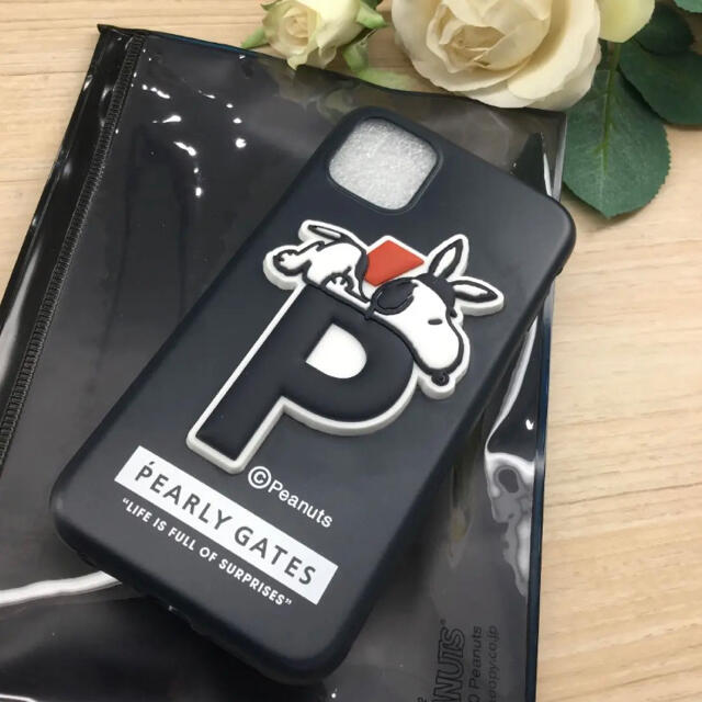 PEARLY GATES(パーリーゲイツ)のパーリーゲイツ×SNOOPY  iPhone11 proケース　新品未使用 スマホ/家電/カメラのスマホアクセサリー(iPhoneケース)の商品写真