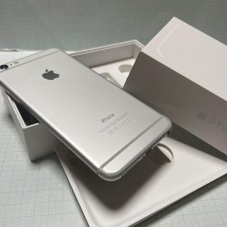 アップル(Apple)のiPhone6 plus 本体　箱あり　シルバー　simフリー(スマートフォン本体)