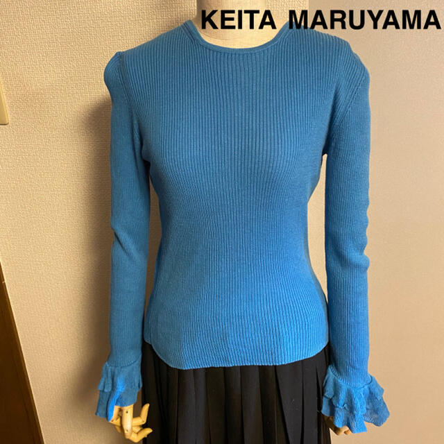 KEITA MARUYAMA TOKYO PARIS(ケイタマルヤマ)の【KEITAMARUYAMA】ケイタマルヤマ　袖フリル　ニット セーター レディースのトップス(ニット/セーター)の商品写真