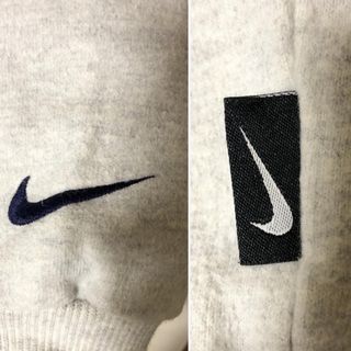 値下げ❕希少！　銀タグ90s オールドNIKE 　テニスコートロゴ　フリース！