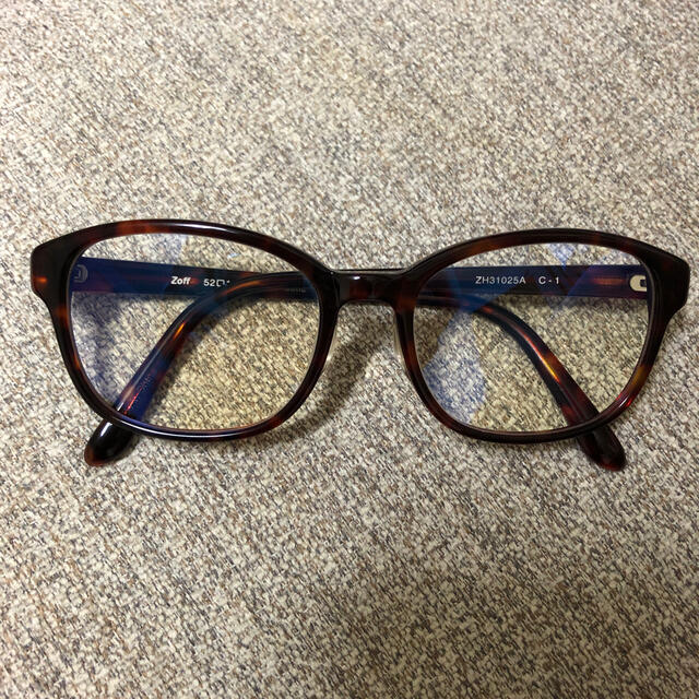 Zoff(ゾフ)のZoff ブルーライトカット眼鏡　伊達メガネ レディースのファッション小物(サングラス/メガネ)の商品写真