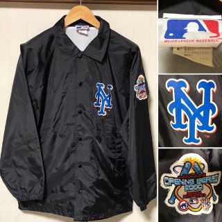 ニューエラー(NEW ERA)の入手困難❗️NY メッツ 2000年 MLB 日本初開催記念 コーチジャケット(ナイロンジャケット)