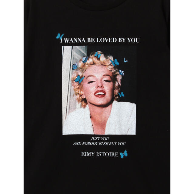 eimy istoire(エイミーイストワール)のMarilyn Monroe バタフライロンT レディースのトップス(Tシャツ(長袖/七分))の商品写真