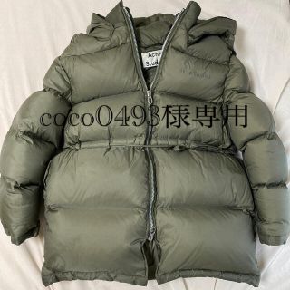 ほぼ未使用】Acne アクネ パフコート ダウン ダークグレイ y5rblfdo7B