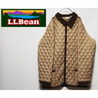 エルエルビーン(L.L.Bean)の448 L.L.BEAN キルティングジャケット L コーデュロイ(ミリタリージャケット)