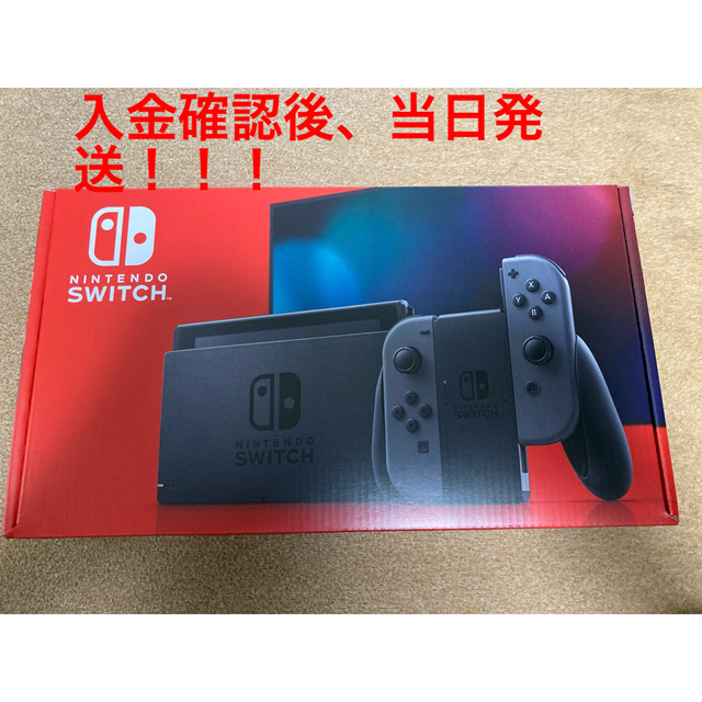 Nintendo Switch(ニンテンドースイッチ)のNintendo Switch Joy-Con(L)/(R) グレー　スイッチ エンタメ/ホビーのゲームソフト/ゲーム機本体(家庭用ゲーム機本体)の商品写真