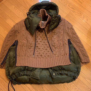 サカイ(sacai)の週末 SALE！sacai 19awコレクションCable knit Coat (ダウンジャケット)