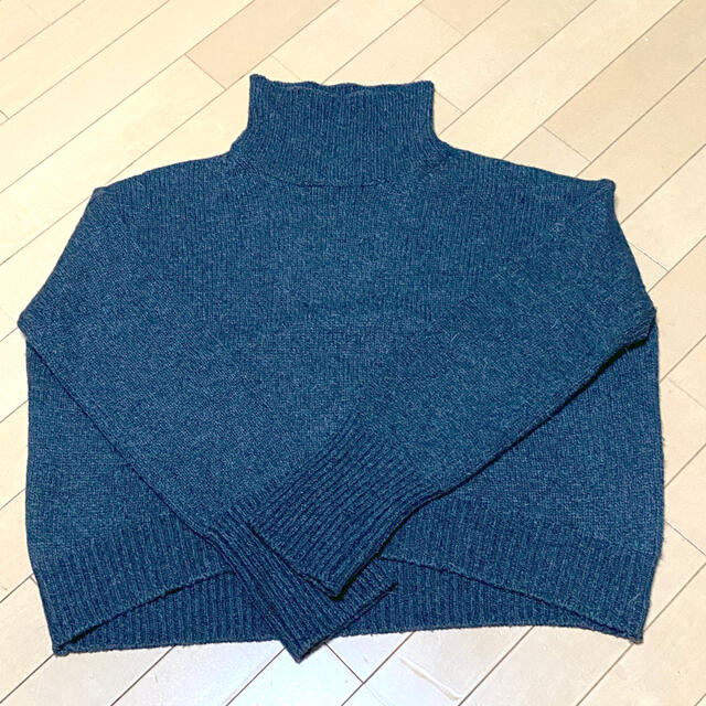 gypsohila ジプソフィア HighNeck Knit Darkgray ニット/セーター