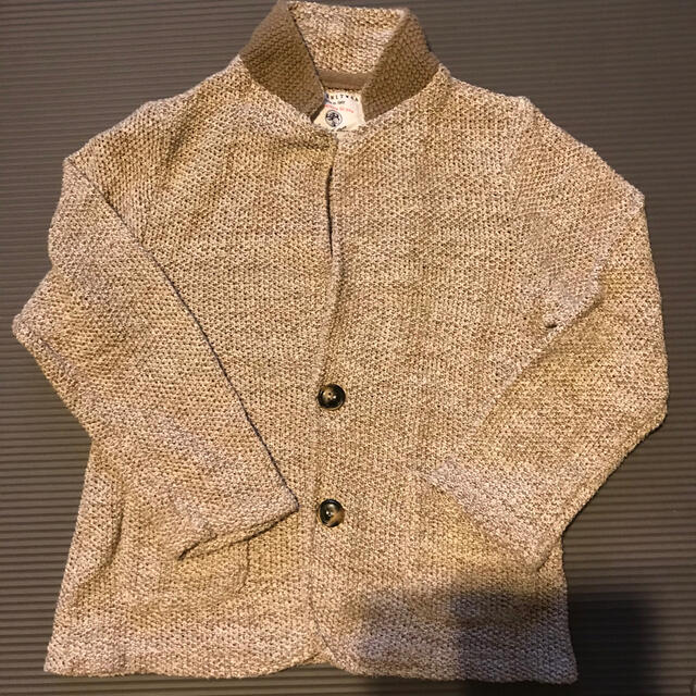 ZARA KIDS(ザラキッズ)のZARA ザラ キッズ　かのこ編みカーディガン  120cm キッズ/ベビー/マタニティのキッズ服男の子用(90cm~)(カーディガン)の商品写真