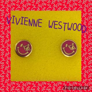 ヴィヴィアンウエストウッド(Vivienne Westwood)のVivienne Westwood スマイル　ピアス　ピンク　美品　USED(ピアス)