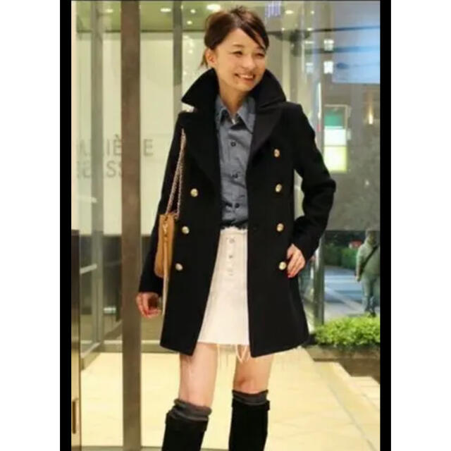 DEUXIEME CLASSE(ドゥーズィエムクラス)の♡yoppy♡様専用　Deuxieme classe メルトン Pコート レディースのジャケット/アウター(ピーコート)の商品写真