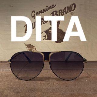 ディータ(DITA)の希少 DITA DECADE ティアドロップ サングラス チタン 18K 金(サングラス/メガネ)