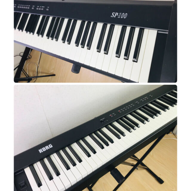 KORG(コルグ)のKORG SP-100 コルグ　88鍵盤　デジタルピアノ　キーボード 楽器の鍵盤楽器(電子ピアノ)の商品写真